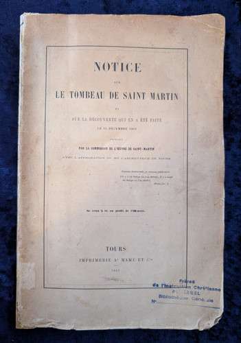 Notice sur tombeau saint - sur,