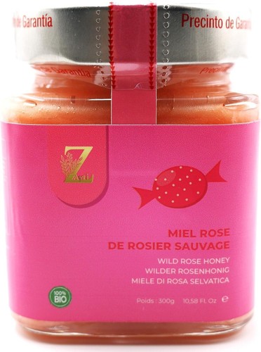 Miel rose rosier sauvage de - rosier,