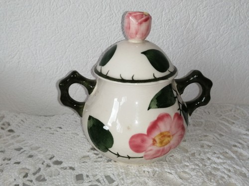 Ancien sucrier porcelaine - en,