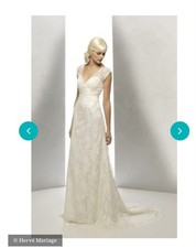 robe de mariée vintage Hervé