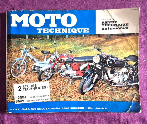 Technique honda cd - r.m.technique,
