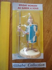 FIGURINE SOLDAT ROMAIN GARDE à VOUS ATLAS ASTERIX RESINE PLASTOY BLISTER Astérix
