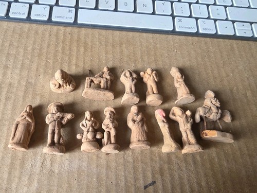 Lot santons puces 3 cm - santons,