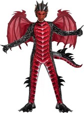 Kid Dragon Costume, Boys Dragon Wings, Tail and Mask Set for Halloween