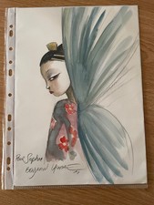 aquarelle signée de l'auteur