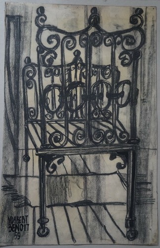 Norbert benoit fusain - benoit(xxeme),