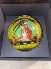 VERSACE ROSENTHAL CHRISTMAS GLASS BALL ORNAMENT  L'Ange Gabriel Vintage w/ Box