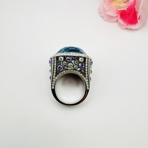 Bague swarovski pierre - pierre, bleu