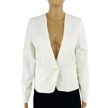 RRP 329 € Scapa Flow Femme Beige Liza Blazer Veste Taille EU 38 UK 10 US 8