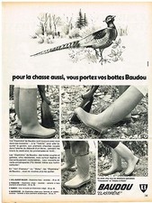 PUBLICITE  1972    BAUDOU