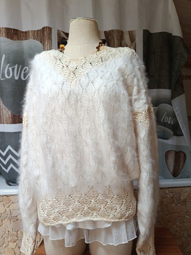 Pull angora très poilu - pull,