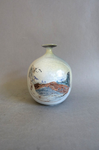 Vase boule col - à, rétréci