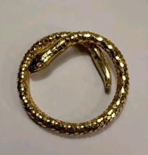 Bracelet Métal Doré. Serpent