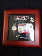 Rare Snoopy watch PEANUTS wooden case shipped from Japan Japanese JP!!!!!!!!!!!!