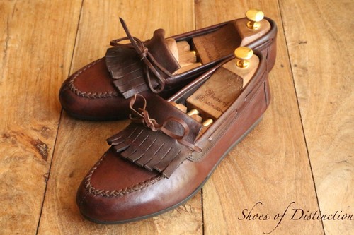 Mocassins prada cuir marron - mocassins,