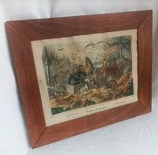 Cadre noyer en noyer et