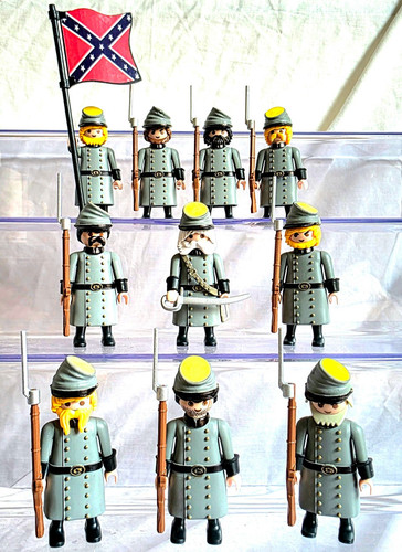 Playmobil soldats sudistes - soldats,