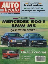 AUTO HEBDO n°751 31/10/1990