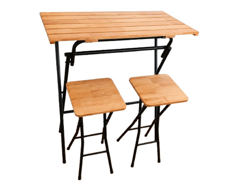 Table haute pliante - pliante, bois