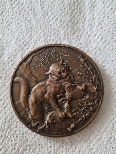 Médaille bronze chat - de, le
