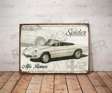 Plaque métal vintage alfa