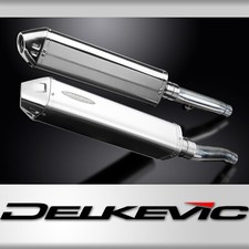 Triumph Trident Sprint 900 94-97 Echappement KIT-Silencieux 420mm Tri-Ovale Inox