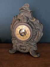 Ancien Baromètre  En Régule