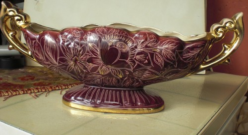 Ancienne coupe fruit faience - a,