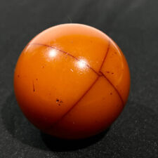 Vintage Amber Amber Bakelite Billiard Ball Game