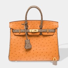 Sac HERMES Birkin 25 en Cuirs