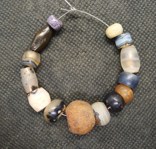 Lot perles agate jaspe - agate,