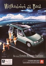 Citroen Berlingo Spacelight brochure brochure Depliant 02/2001