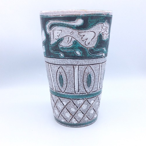 Vase céramique granitée