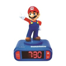 SUPER MARIO Réveil Veilleuse Chambre Enfant avec Effets Sonores