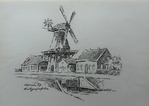 Dessin karl freede - dessin, paysage