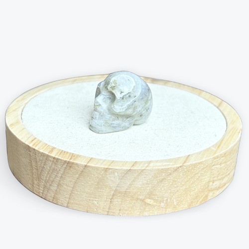 Skull 3x2cm labradorite - skull,