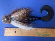 Hair jig head pike deer hair bait pike soft lures army carnassier