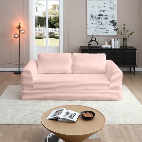 Corduroy convertible sofa - corduroy, bed