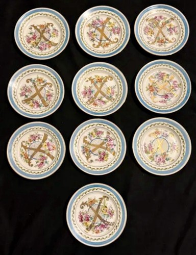 Lot assiettes à - lot, 10