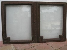 paire de porte chêne vitrées