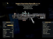 Fallout 76 - PC - Enclave Plasma Rifle With Best Top Mods