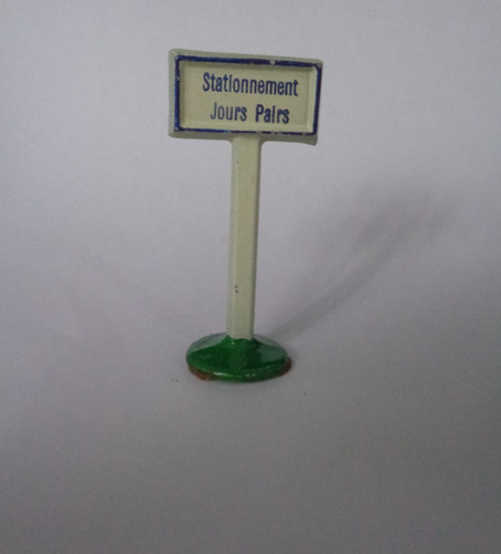 Petit panneau signalisation - de,