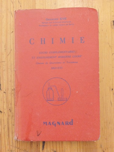 Chimie georges eve - -, classes