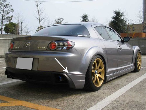 Mazda pare choc - mazda, arriere