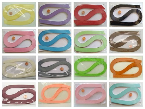 120 bandes papier quilling - papier,