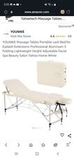 Adjustable Massage Table Multipurpose Off White