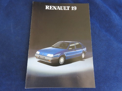 Catalogue depliant renault - renault, 19