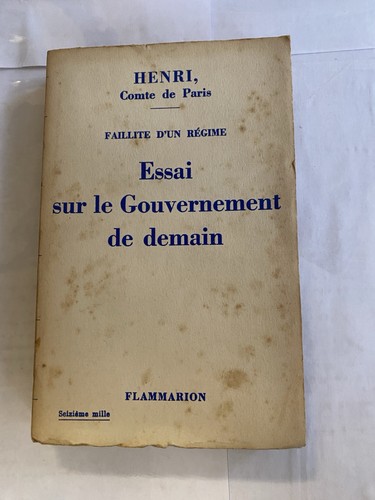 Henri comte paris - comte, de