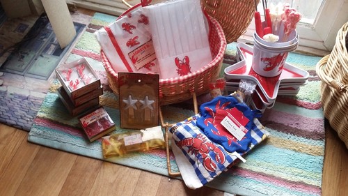 Lobster bake basket set - bake,