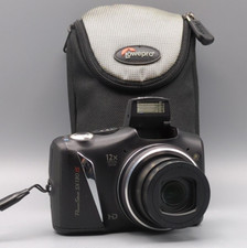 Canon PowerShot SX130 IS 12.1MP Digital Camera Black 12x Zoom, Batteries, Case
